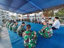 Jelang Latihan Puncak Armada Jaya XXXIX TA 2021 Prajurit Kors Marinir Laksanakan Doa Bersama