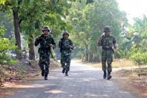 Prajurit Petarung Yonif 3 Marinir Sidoarjo Laksanakan Cross Country
