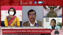 Dialog Produktif Media Center Forum Merdeka Barat 9 (FMB 9) - KPCPEN, Kamis (28/10/2021), Ketua Bidang Penanganan Kesehatan Satuan Tugas (Satgas) COVID-19, Alexander K. Ginting menegaskan bahwa pemerintah menerapkan pencegahan berlapis dalam pengendalian COVID-19