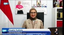 Staf Khusus Presiden Angkie Yuditia ketika dialog virtual Forum Merdeka Barat 9 (FMB9) yang bertajuk Peparnas XVI: Kesetaraan dan Prestasi Disabilitas pada Senin (1/11/2021). 
