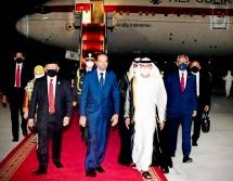 Presiden Jokowi tiba di Abu Dhabi