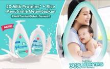 Johnson&rsquo;s&reg; Milk+Rice dengan Formula Baru Kini Hadir di Indonesia