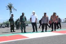 Panglima TNI Marsekal TNI Hadi Tjahjanto Kunjungan Kerja ke Sirkuit Mandalika Lombok NTB