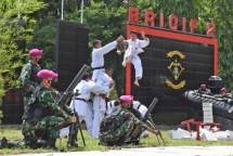 Prajurit Petarung Brigif 2 Marinir Sidoarjo Tingkatkan Kemampuan Karate