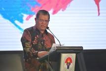 Rektor Universitas Negeri Makassar (UNM), Prof. Dr. Ir. Husain Syam, M.TP., IPU., ASEAN, Eng mengapresiasi dan pujian terhadap Menteri Pemuda dan Olahraga (Menpora), Zainudin Amali atas gagasannya yang telah menyusun Desain Besar Olahraga Nasional (DBON) dan telah memiliki Peraturan Presiden (Perpres) sebagai landasan hukumnya.(foto:rayki/kemenpora.go.id) 