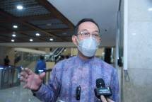 Anggota Komisi XI DPR RI Gus Irawan Pasaribu usai Rapat Kerja Komisi XI DPR RI dengan Menteri Keuangan Sri Mulyani Indrawati di Gedung Nusantara I, Senayan, Jakarta, Senin (8/11/2021). Foto: Geraldi/nvl