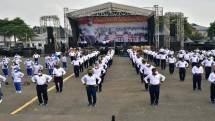  Dankormar Mayjen Mar Suhartono Olah Raga Bersama Prajurit Marinir