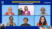 Vrtual talk Unilever Indonesia x Kumparan &ldquo;Plastik & Evolusi Perilaku Manusia&rdquo;, Selasa 16 November 2021.