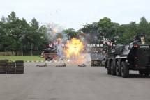 Prajurit Batalyon Kapa 1 Marinir Laksanakan Simulasi Latihan Serangan Kilat