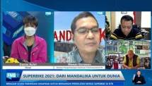 diskusi virtual Forum Merdeka Barat 9 (FMB 9) dengan tema Superbike 2021: Dari Mandalika untuk Dunia, pada Selasa (16/11/2021). 