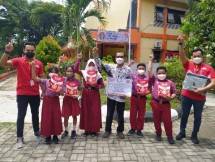 Eksplor dan Alfamart Bangun Dua Gedung PAUD 