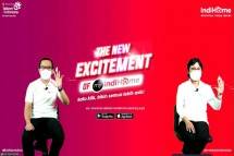 Direktur Consumer Service Telkom Venusiana (kanan) bersama Direktur Digital Business Telkom Muhamad Fajrin Rasyid dalam acara peluncuran myIndiHome versi terbaru secara virtual.