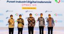 Bersama Menperin Agus dan Wagub DKI Jakarta, Menko Airlangga Resmikan PIDI 4.0