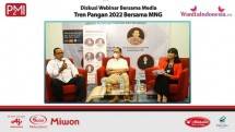 Webinar yang bertemakan Tren Pangan 2022 Bersama MNG-mononatrium glutamat (Menjadikan Menu Rasa Baru Nan Otentik Kesukaan Milenial dan Keluarga) yang diselenggarakan secara Online, pada hari Kamis, 2 Desember 2021, melalui Digital Meeting Platform ZOOM. 