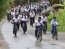 Lantamal 1 Belawan Gelar Gowes Gembira Meriahkan HUT Armada RI