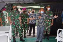 KASAL Laksamana Yudo dan Dankormar Mayjen Mar Suhartono Cek RS Lapangan Marinr TNI AL