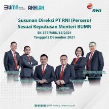 Kementerian BUMN Tetapkan Direktur dan Pengalihan Tugas Direksi RNI 