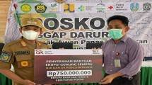 OJK dan IJK Serahkan Donasi Bencana Erupsi Gunung Semeru