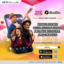 SnackVideo Sponsor Media Sosial X Factor Indonesia
