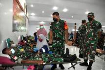  Korem 174 ATW Merauke Laksanakan Donor Darah Peringati Hari Juang TNI AD
