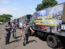 Komandan Pangkalan Utama TNI Angkatan Laut (Lantamal) V Laksamana Pertama TNI Yoos Suryono Hadi, M.Tr (Han)., M.Tr.Opsla., CHRMP