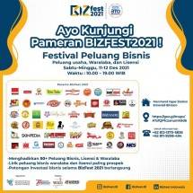 Pameran BizFest 2021 Hadirkan 50 Peluang Bisnis, Lisensi, dan Waralaba