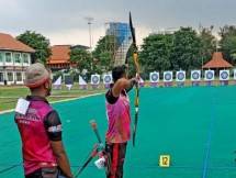 Atlet Panahan Yonif 1 Marinir Peroleh Emas dalam Lomba Panahan Kejurda Jatim