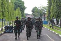 Prajurit Hiu Perkasa Yonmarhanlan III Jakarta Uji Ketahanan Fisik dengan Hanmars