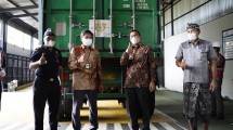 Dirjen Industri Agro Kemenperin Putu Juli Ardika saat melepas ekspor perdana produk Diadeo Indonesia 