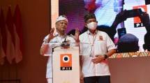 Ketua Umun PII Danis Hidayat Samadilaga bersama Wakil Ketua PII Ilham Akbar Habibie