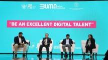 Direktur Digital Business Telkom M. Fajrin Rasyid (kedua dari kiri) dalam acara Digitalks