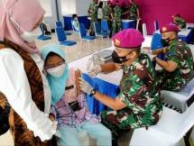 Serbuan Vaksin Covid 19 untuk Ana-Anak Oleh Korps Marinir Dimulai