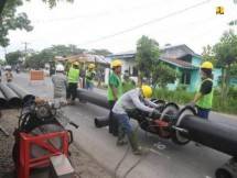 400 Ribu Warga Medan dan Sekitarnya Terlayani Pembangunan Penyediana Air Minum dari Kemen PUPR 