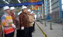 Menperin meresmikan pabrik baja krakatau osaka steel (dok-kemenperin)