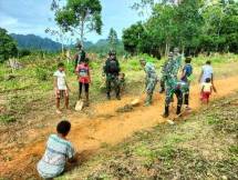 Kitorang Bisa Bersama-Sama Menjaga Kebersihan Lingkungan di Wilayah Perbatasan