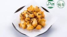 Menu Makanan yang disajikan All Nippon Airways (ANA) Original Halal Okaki' (Japanese Rice Cracker)