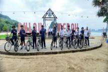 Dan Puslatpurmar 7 Lampon Gowes Bersama Prajuritnya