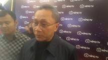 Dewan Pembina Asosiasi Video Game Indonesia (AVGI) Zulkifli Hasan saat menghadiri penghargaan Nimo TV