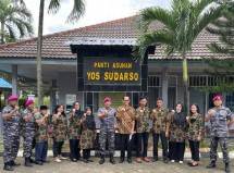 Komandan Pangkalan Korps Marinir Jakarta Kolonel Marinir Arief Kunjungi Panti Asuhan Yos Sudarso
