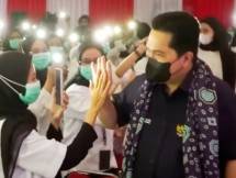 Menteri BUMN Erick Thohir dan AO PNM Mekaar