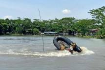 Prajurit Batalyon Infanteri 5 Marinir Tingkatkan Latihan Rubber Boat