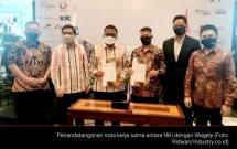 Penandatanganan nota kerja sama antara HKI dengan Wagely (Foto: Ridwan/Industry.co.id)