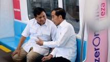 Presiden Jokowi dan Prabowo Subianto 