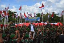Korem 174 ATW Kukuhkan Bupati Merauke Sebagai Orang Tua Asuh Prajurit Yonif 757GV