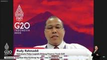 Sekretaris Pokja Logistik Bidang Finance Track G20 Rudy Rahmaddi