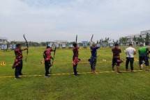 Atlet Panahan Yonmarhanlan III Mengikuti Uji Coba Lapangan