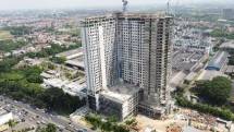 Salah satu progress Proyek Triniti Land, Collins Boulevard, Alam Sutera. PT Perintis Triniti Properti Tbk