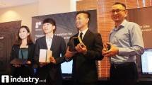 (Dari kiri ke kanan) Elsie Chen - Marketing Specialits Synology Inc, Victor Wang - Sales Account Manager Synology untuk pasar ASEAN, Mike Chen - Sales Director Synology Inc dan Edi Budiarto - Product Manager PT IGS (Integra Global Solusi)