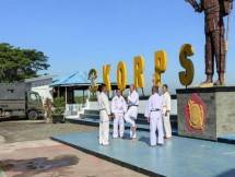 Prajurit Yonmarhanlan I Belawan Latihan Karate