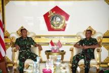Dankormar Mayjen TNI (Mar) Widodo Dwi Purwanto Terima Laporan Kenkat Letjen TNI (Mar) Suhartono